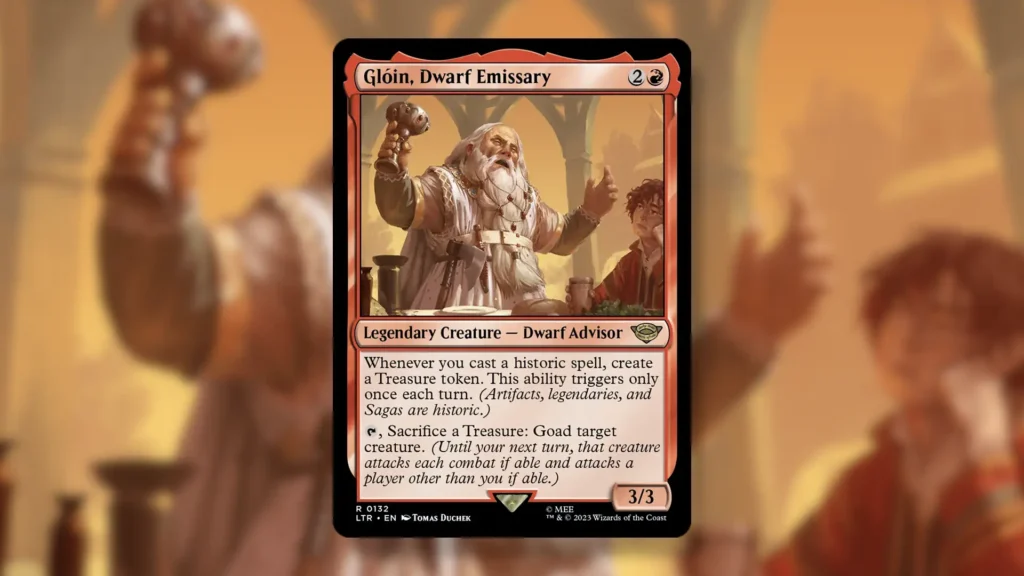 MTG Gloin, Dwarf Emissary | Card