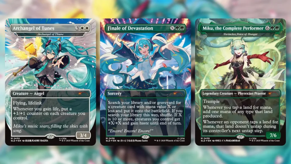 MTG Hatsune Miku Commander Deck - Reprints