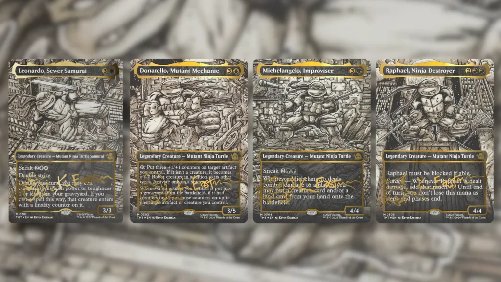 MTG Leonardo, Sewer Samurai | Gold Foil