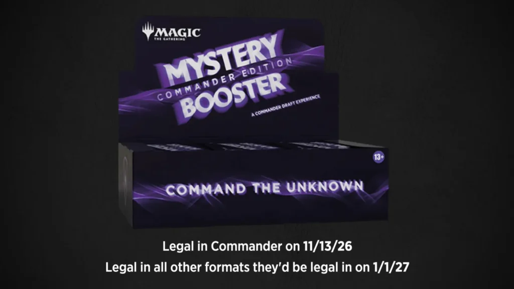 MTG Mystery Booster Commander Edition Legality Split