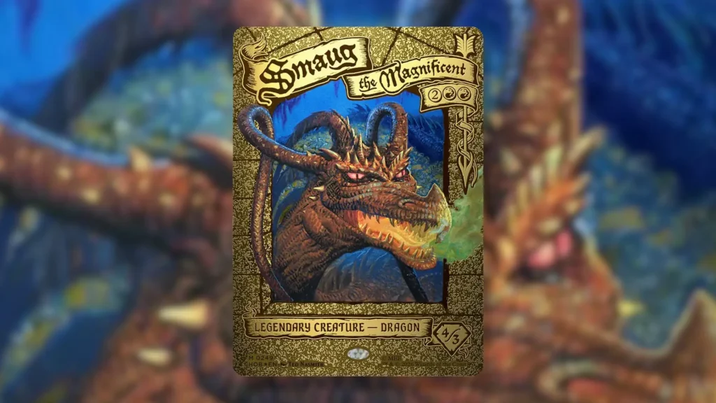 MTG Smaug the Magnificent | Gleaming Gold