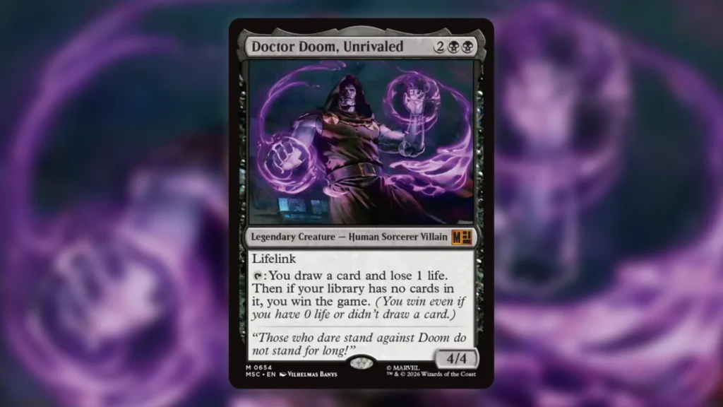 Most Expensive MTG Cards 2026 Doctor Doom Unrivaled