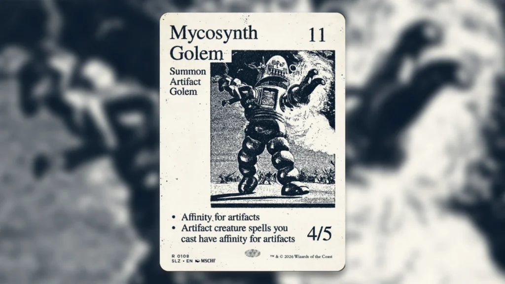 Most Expensive MTG Cards The Zeta Set Mycosynth Golem