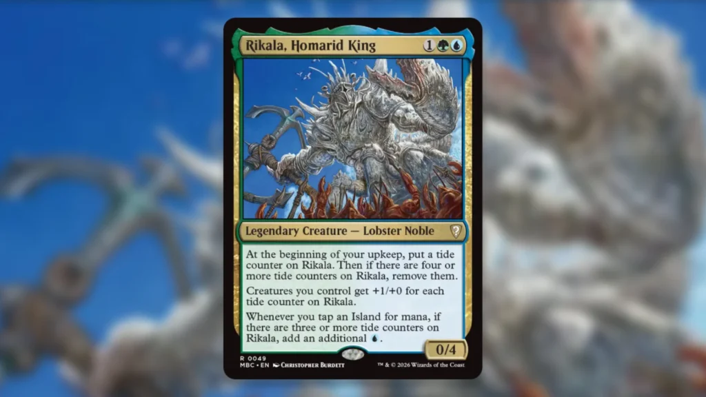 Rikala Homarid King MTG New