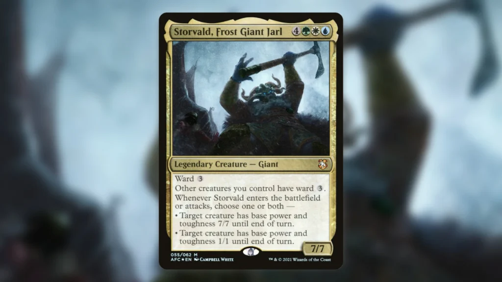 Storvald Frost Giant Jarl MTG