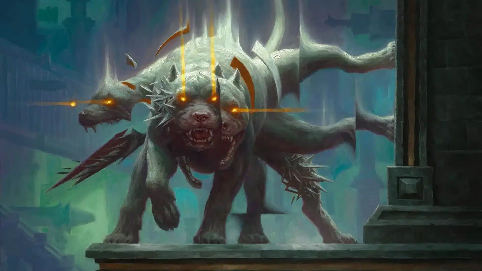 Flickering Hound | Reality Fracture | Art by Chris Rahn