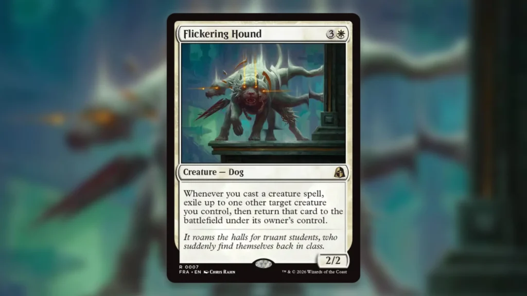 Best Commander Cards MTG Reality Fracture Flickering Hound