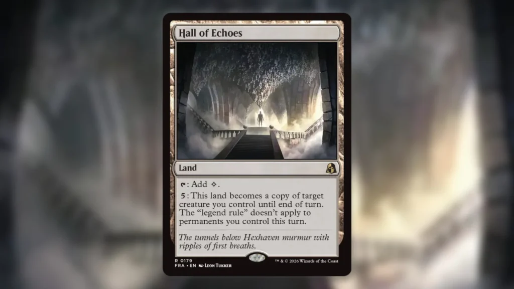 Best Commander Cards MTG Reality Fracture Hall of Echoes