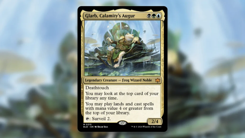 Best Control Commanders MTG Glarb Calamity's Augur