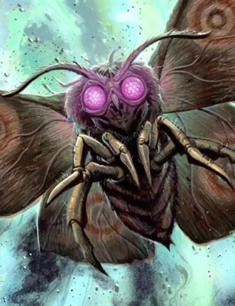 The Wise Mothman | Secret Lair | Art by Chris Seaman