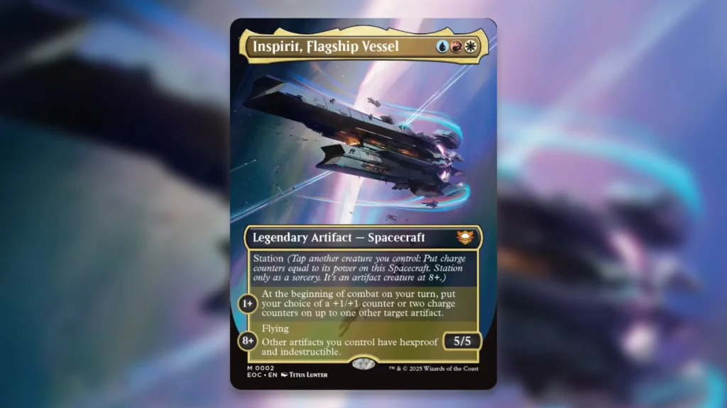 Best Spacecraft MTG Inspirit Flagship Vessel