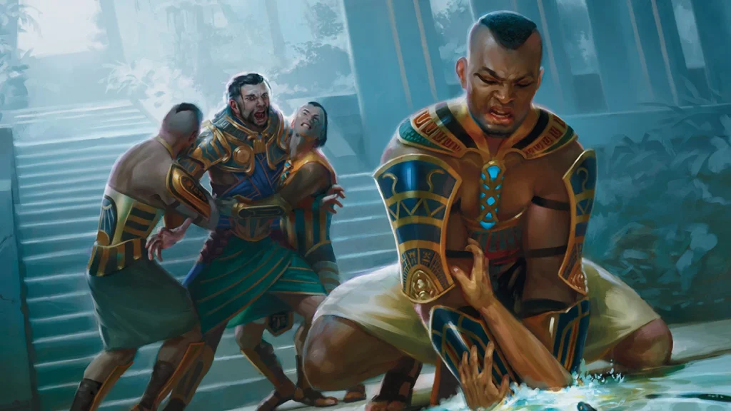 Cruel Reality | Amonkhet | Art by Kieran Yanner