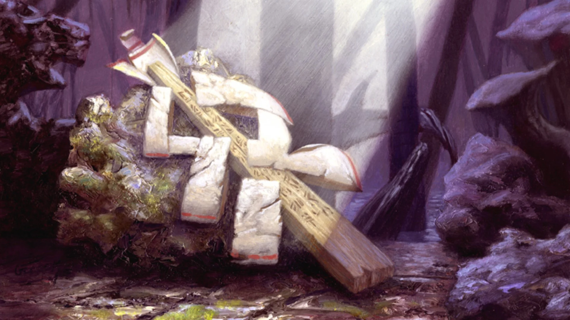 Long-Forgotten Gohei | Champions of Kamigawa | Art by Alan Pollack