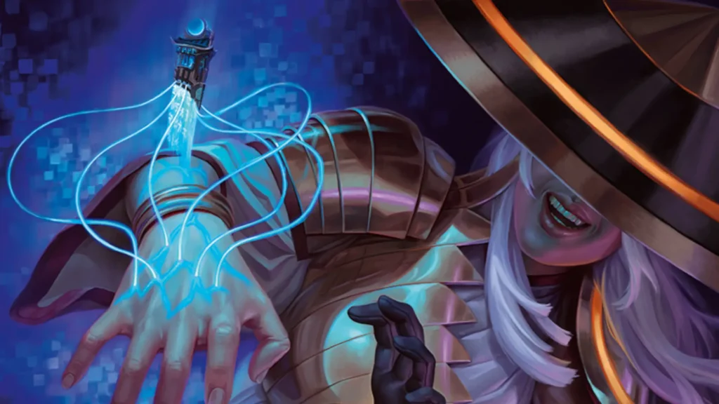 MTG Anchor to Reality | Kamigawa: Neon Dynasty | Art by Alix Branwyn