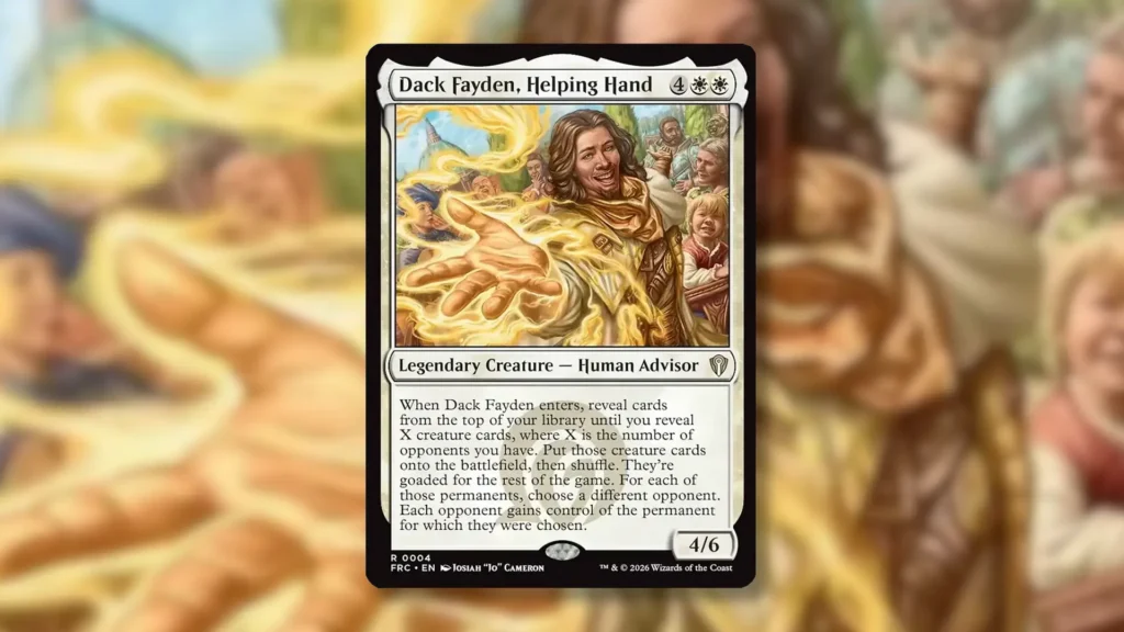 MTG Dack Fayden, Helping Hand