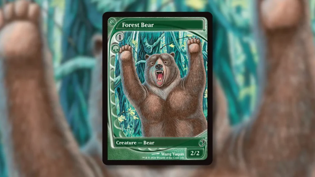 MTG Forest Bear