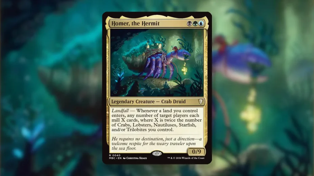 MTG Homer, the Hermit