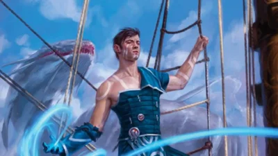 MTG Jace, Cunning Castaway | Ixalan | Art by Kieran Yanner