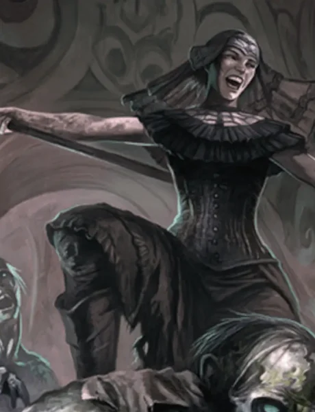 MTG Lively Dirge | Outlaws of Thunder Junction | Art by Warren Mahy