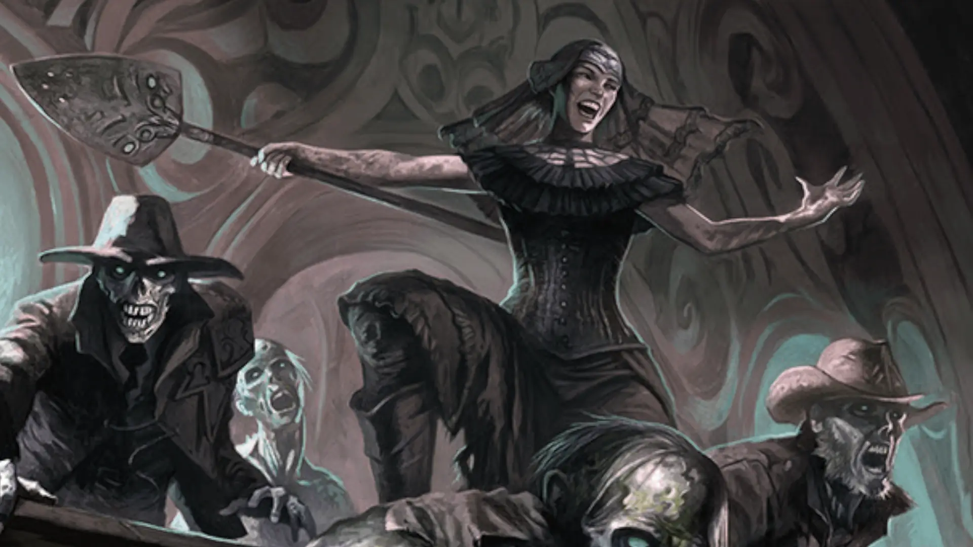 MTG Lively Dirge | Outlaws of Thunder Junction | Art by Warren Mahy