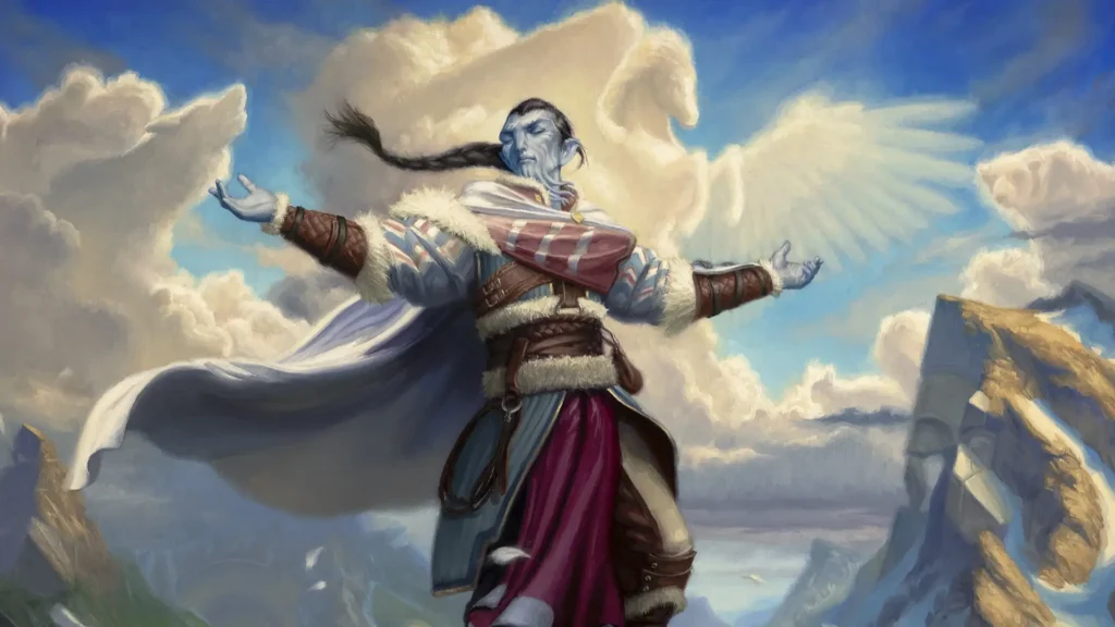 MTG Priest of Possibility | Alchemy: Dominaria | Art by Nicholas Elias