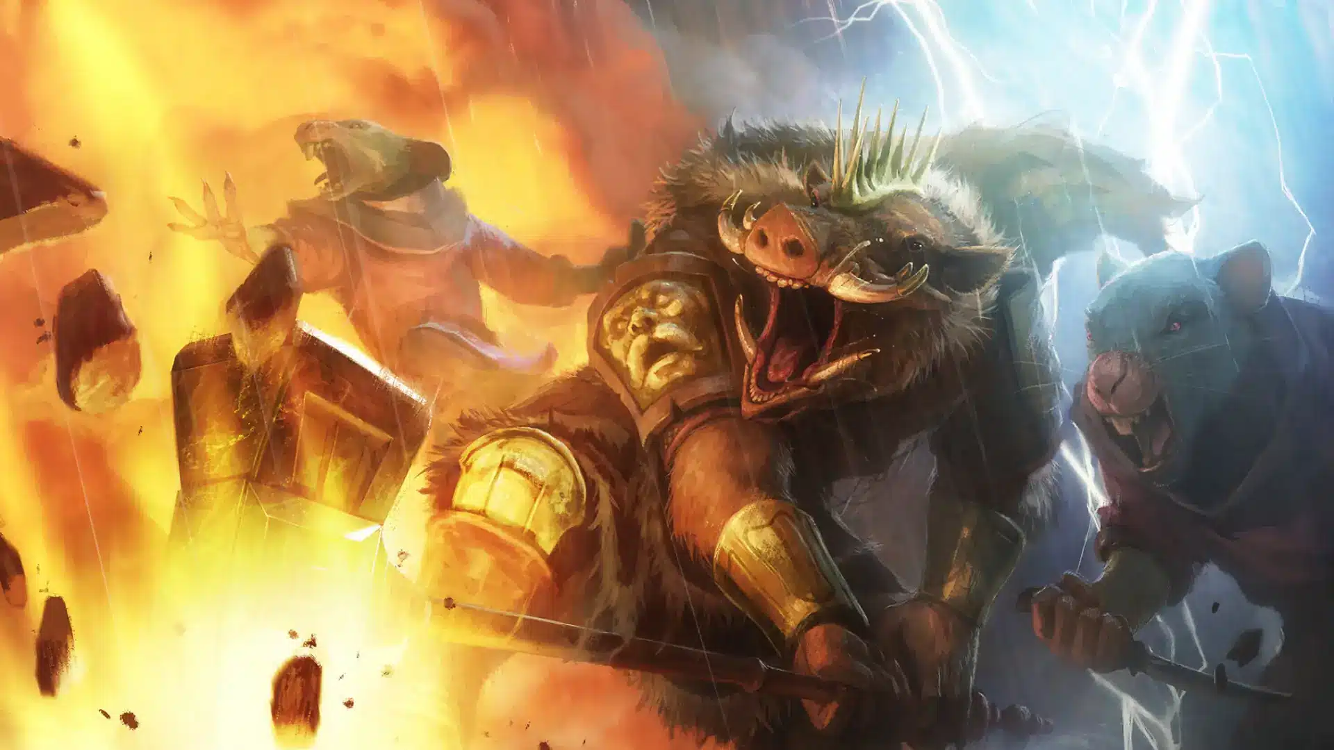 MTG Raggadragga, Goreguts Boss | Commander Legends: Battle for Baldur's Gate | Art by Xavier Ribeiro