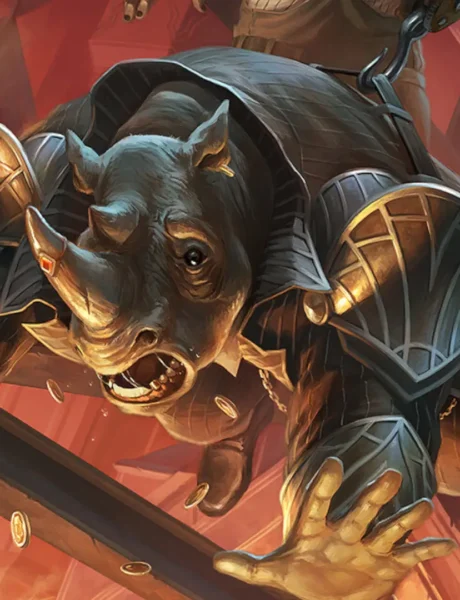 MTG Traumatic Prank | Alchemy: New Capenna | Art by Brian Valeza