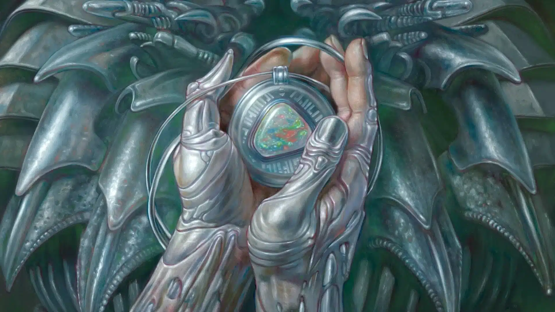 Mox Opal | Scars of Mirrodin | Art by Volkan Baga