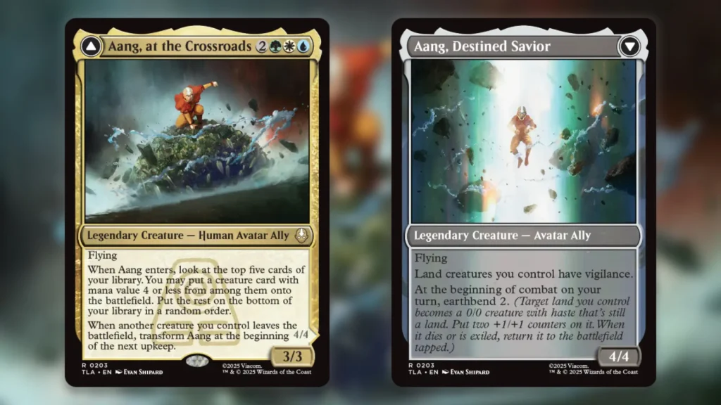 Best MTG Blink Commanders Aang at the Crossroads Destined Savior