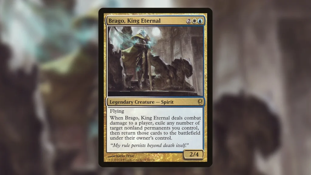 Best MTG Blink Commanders Brago King Eternal