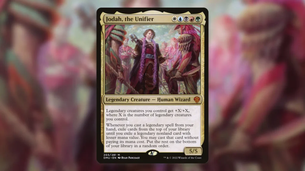 Best MTG Legends Commanders Jodah the Unifier