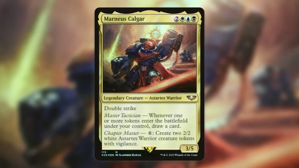 Best MTG Warhammer 40K Cards Marneus Calgar
