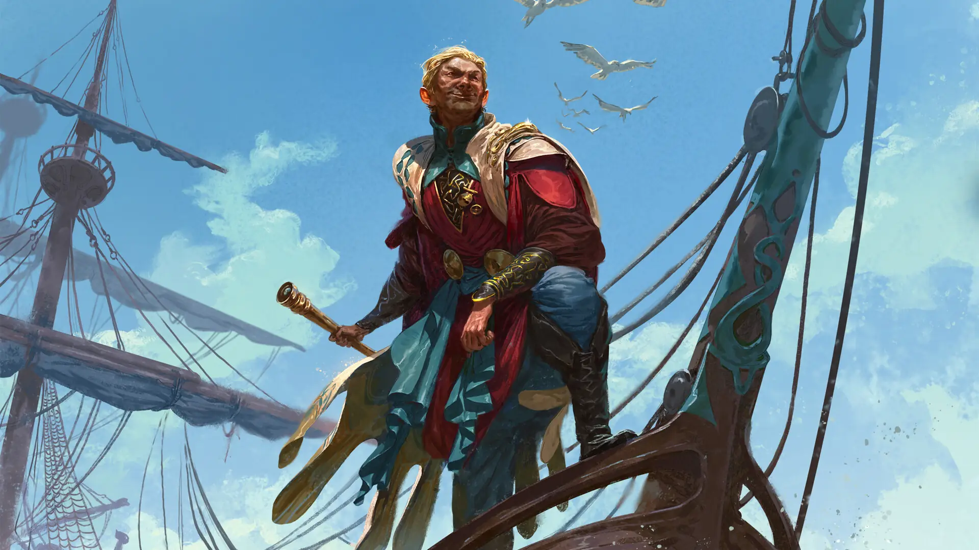 Crucias, Titan Of The Waves | Alchemy: The Brothers' War | Art by Filipe Pagliuso