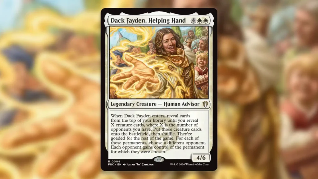 Dack Fayden Helping Hand