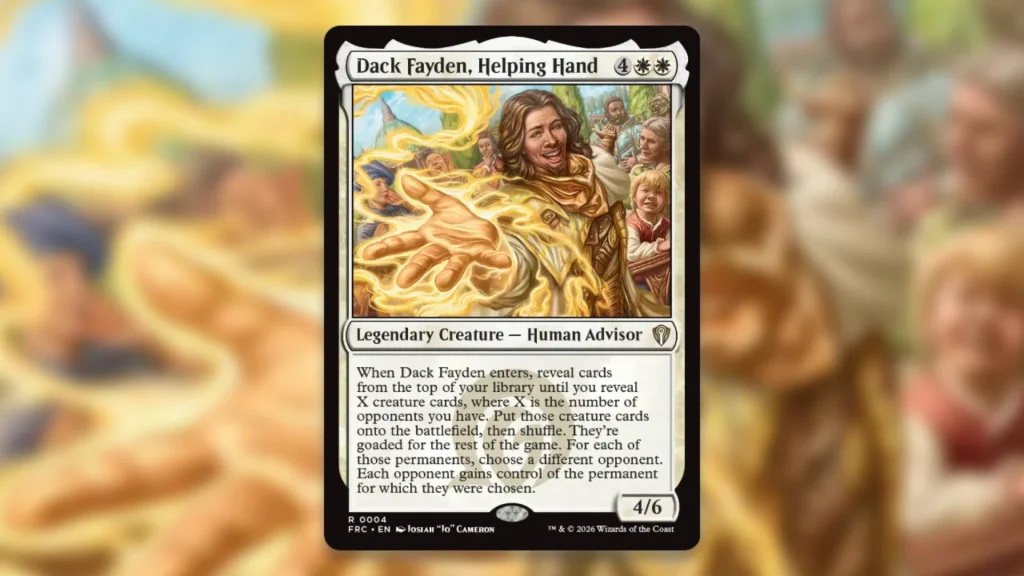 Dack Fayden Helping Hand