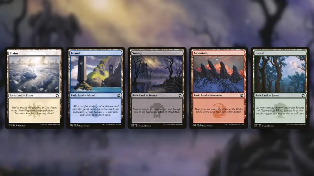 Adventures in the Forgotten Realms Basic Lands