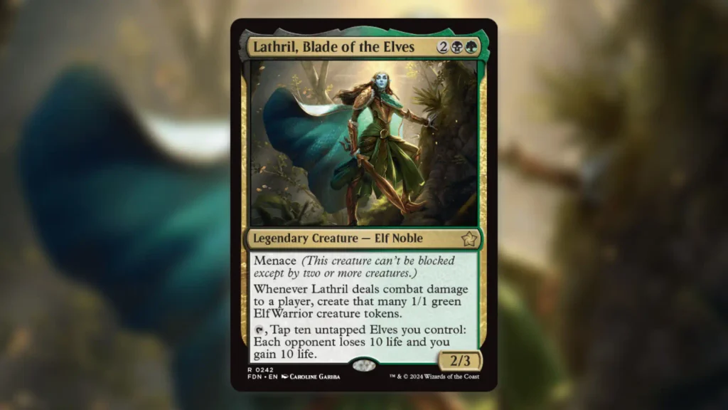 MTG Best Elves Lathril Blade of the Elves