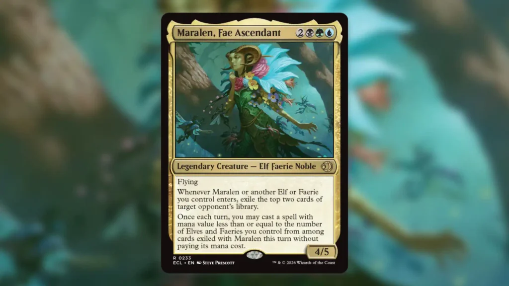 MTG Best Elves Maralen Fae Ascendant