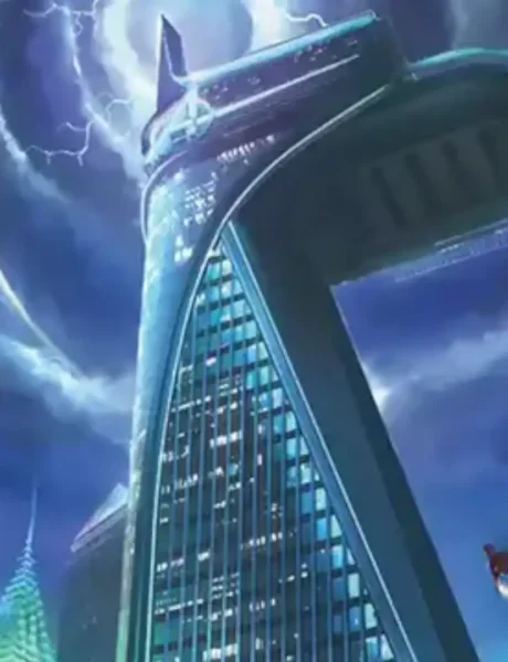 MTG Command Tower | Secret Liar Promo | Art by Leon Tukker