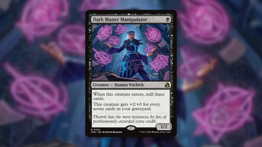 Dark Matter Manipulator