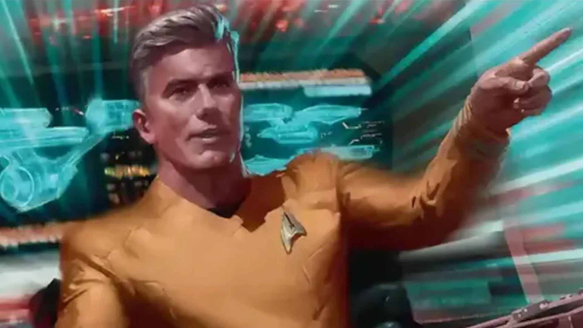 Hit It! | Star Trek | Art by Aaron J. Riley.