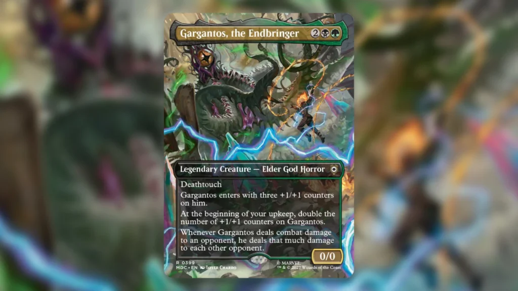MTG Marvel Darkhold Destiny First Look Gargantos the Endbringer
