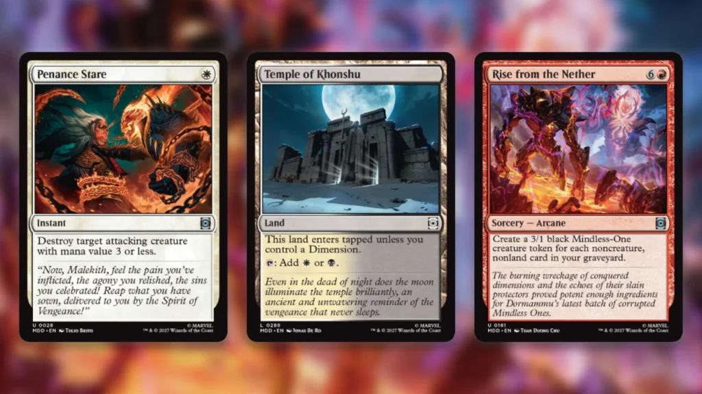 MTG Marvel Darkhold Destiny First Look Low Rarity Cards