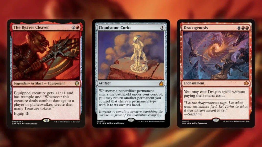 MTG Reign of Dragons Upgrades Combo Pieces