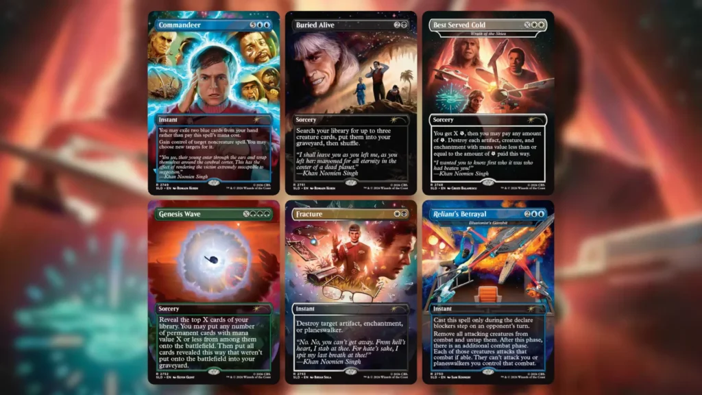 MTG Star Trek KHAAAAAAAAN! Secret Lair Drop