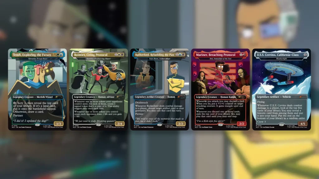MTG Star Trek Lower Decks! Secret Lair Drop