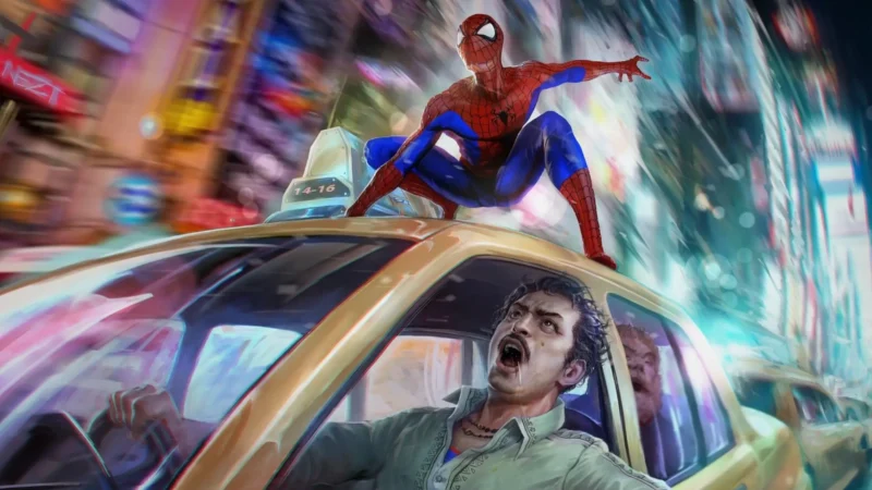 Taxi Driver | Marvel's Spider-Man | Art by Néstor Ossandón Leal