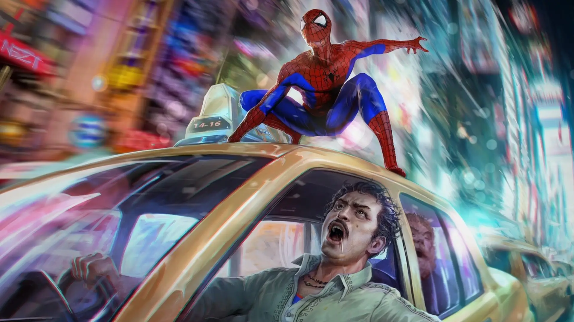 Taxi Driver | Marvel's Spider-Man | Art by Néstor Ossandón Leal