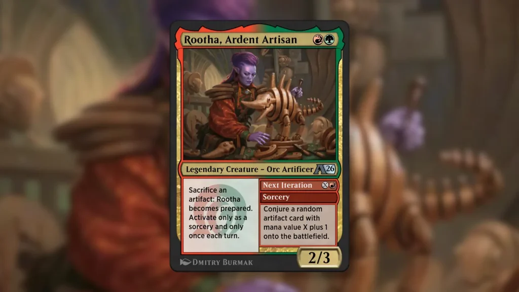 Rootha, Ardent Artisan