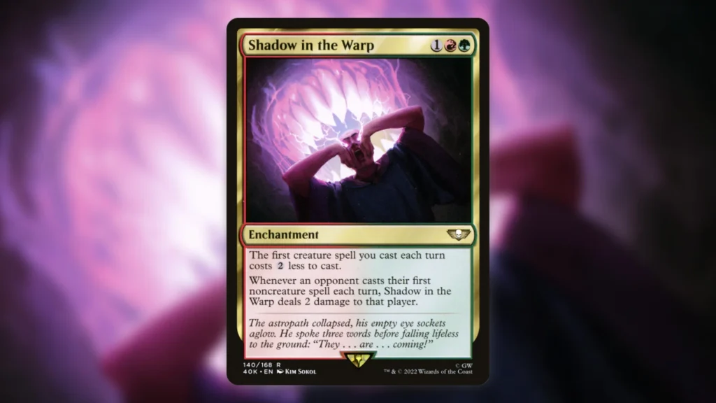 Shadow in the Warp